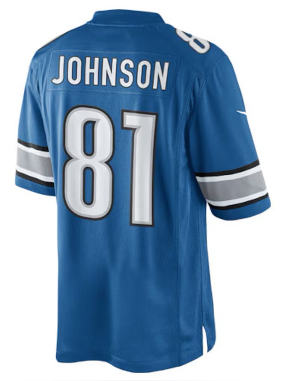 Nike NFL Detroit Lions 2016 Blue Calvin Johnson Jersey